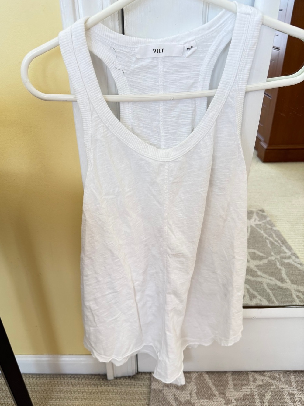 Anthropologie White Tank top